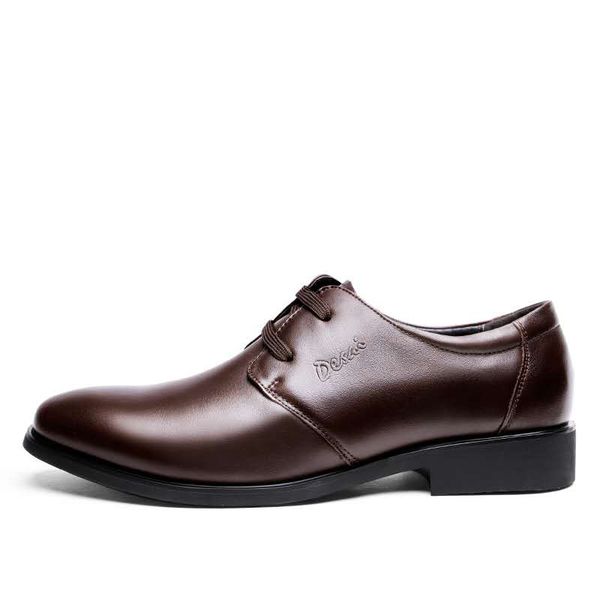 

desai wholesale famous brands designers new model working genuine leather shoes for men2019, Black