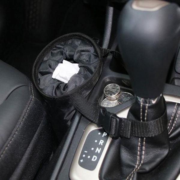 

removabale car trash bag removable storage pockets car garbage bag hanging detachable garbage for traveling home use