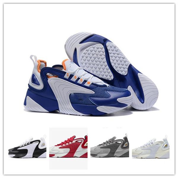 

2019 new mens M2k Tekno Zoom 2K Running Shoes Creamy White black Red Royal Blue Designer Sports Ssneakers Zapatillas Hombre Trainers