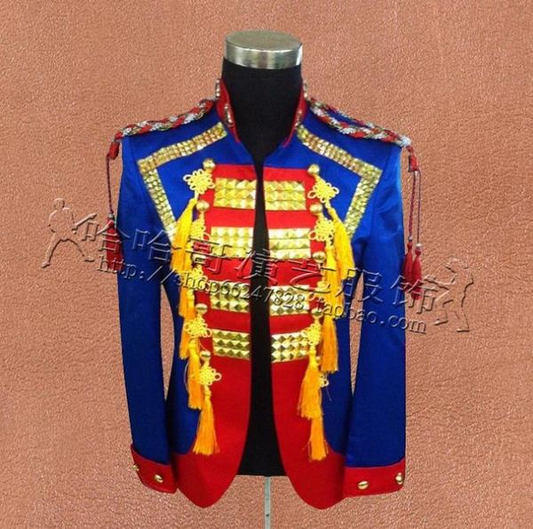

blue men suits designs chinese knot stage costumes for singers men sequins blazer dance clothes jacket star style dress punk, White;black