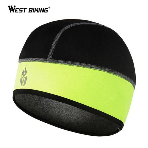 

new winter composite fleece warm hat outdoor sports hiking skiing bike bicycle cycling hat skull cap helmet liner for man/women, Black