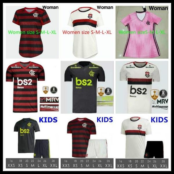 

19 20 flamengo jersey guerrero diego henrique home away sports soccer jerseys 2019 2020 flemish gabriel football man woman kids shirt, Black;yellow