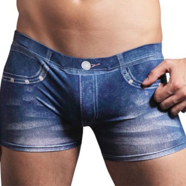 

cotton underwear men mens boxers mens like jean boxer shorts man underpants, Black;white