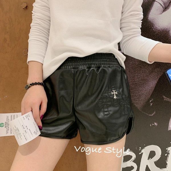 

pants women trend simple chain metal hole plus size selling brand, White