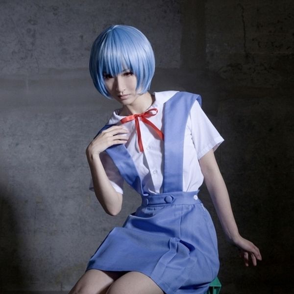 

ayanami rei cosplay costumes japanese anime eva clothing halloween party anime convention cosplay costumes spot supply ing, Black