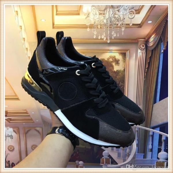 

2019 новые тапки мужчины женщина обувь спорт lace-up мода кроссовки кроссовки повседневная обувь люкс mens женщина с продажи размер 35-45, Black