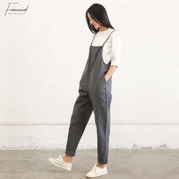 

jumpsuits for women womens jumpsuit rompers 2019 summer casual pockets sleeveless strap playsuit solid loose overalls plus size  5xl, Black;white