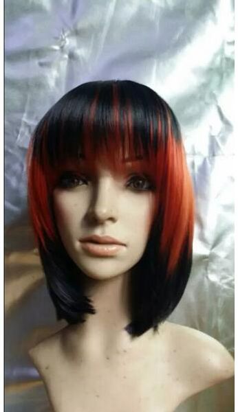 Hot Style Wig New Fashion Charm Women S Short Black Red