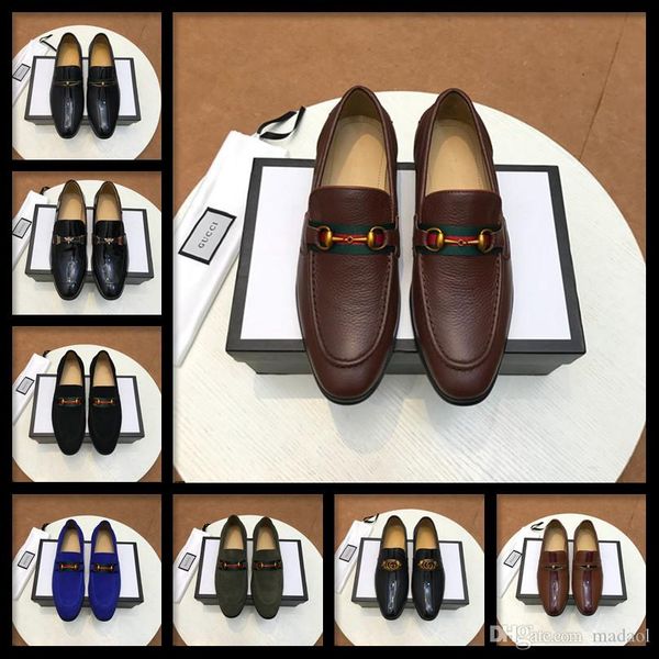 

20fw men shoes pointed toe dress shoe men loafers leather oxford shoes for men footwear formal mariage wedding shoes zapatos hombre cqcq4, Black