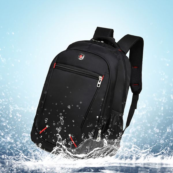 

backpack men schoolbag multifunctional student anti theft back pack waterproof oxford bagpack male travel black bag pack