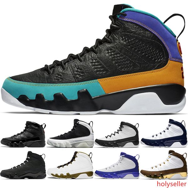

new 9 9s dream it do it unc la mens basketball shoes bred space jam mop melo men sports sneakers designer trainers