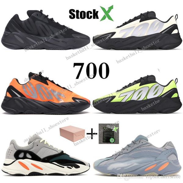 

new 700 reflective v3 wave runner kanye west mens running shoes orange teal carbon blue tie dye magnet bone men women stylits sneakers#00 6