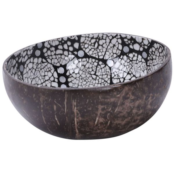 

природные coconut shell чаша тарелки ручной краска урожай craft украшение