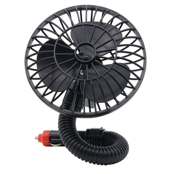 

new12v electric car fan portable vehicle auto fan oscillating low noise with cigarette lighter car charger