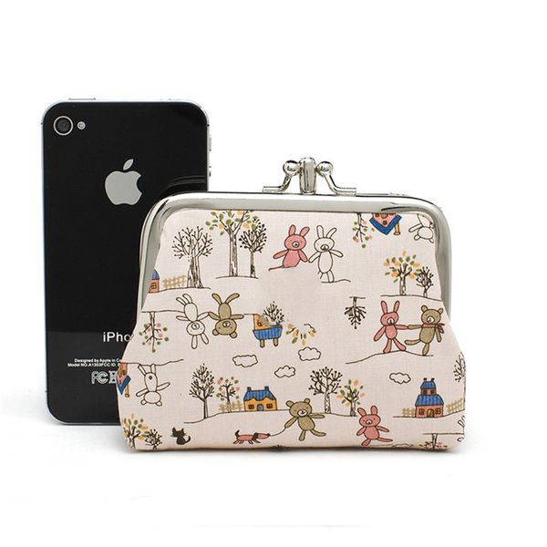 

women coin purse small mini bag for coin plush purse wallet girl little bag for ladies small pouch kawaii children wallet, Red;black