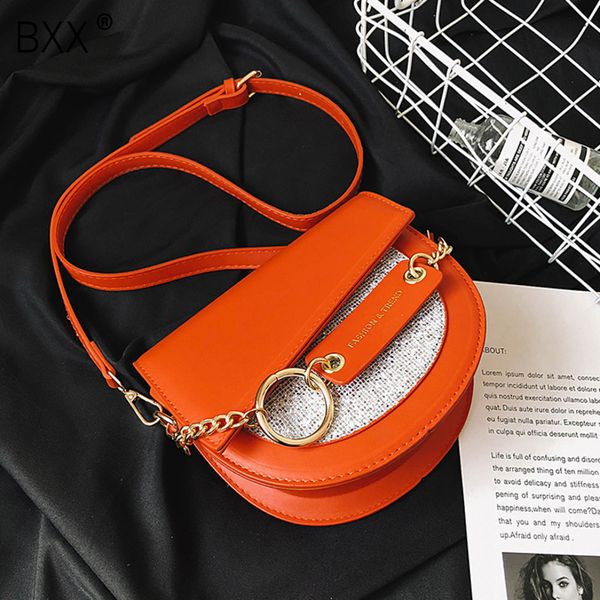 

bxx] sequins chain pu leather crossbody bags for women 2020 lady fashion shoulder messenger handbags summer travel bag hl742