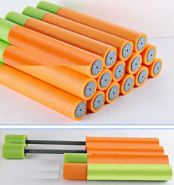 

20pcs 15.5cm 33cm colorful children's water gun series smoked pull type eva foam drawn water cannon water gun pump toy