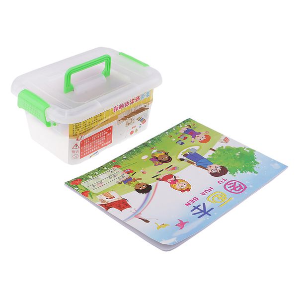 

1 set painting drawing wooden stencil template drawing tools for children