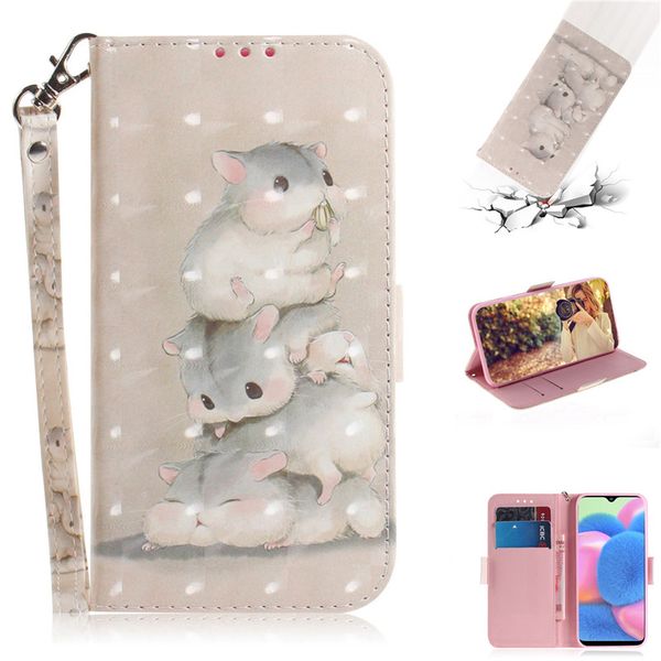 

flip cover wallet stand for huawei mate 30 lite case 3d painting pu leather soft covers phone bags for huawei nova 5i pro