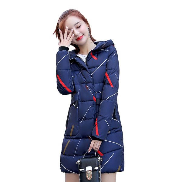 

2019 winter jacket women's parka jacket women's down cotton coat large size 3xxl thick winter jackets, Black