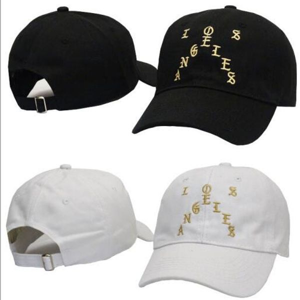 

Pablo Los Angeles Caps for Men Women 19SS High Street Hip Hop Ball Caps 2 Colors Letter Embroidered Hats Kanye