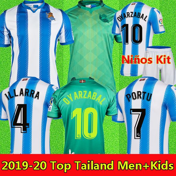 

real sociedad men+kids 2019 2020 oyarzabal illarra zubeldia soccer jersey portu merino januzaj zurutuza camiseta de futbol football shirt, Black;yellow