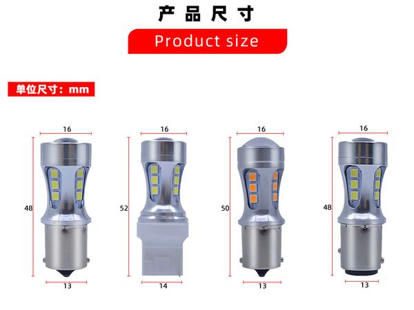 

1pcs 12v led auto car broadband clearance lamp t10 3030 18smd diamond lens wide lights license plate reading lamp