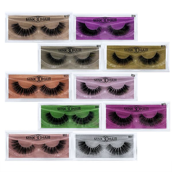 

mink 3d hair false eyelashes natural long fake eyelashes 3d mink handmade strip lashes makeup eyelash extension beauty tool
