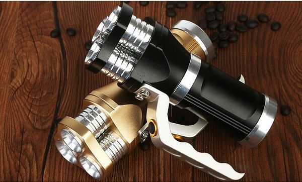 

powerful portable xml t6 led flashlight 12000lumens 4 lighting modes searchlight camping hunting miner's torch lamp