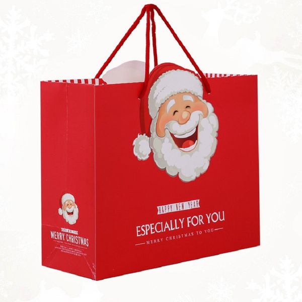 

wholesale christmas paper bag festival bags with handles