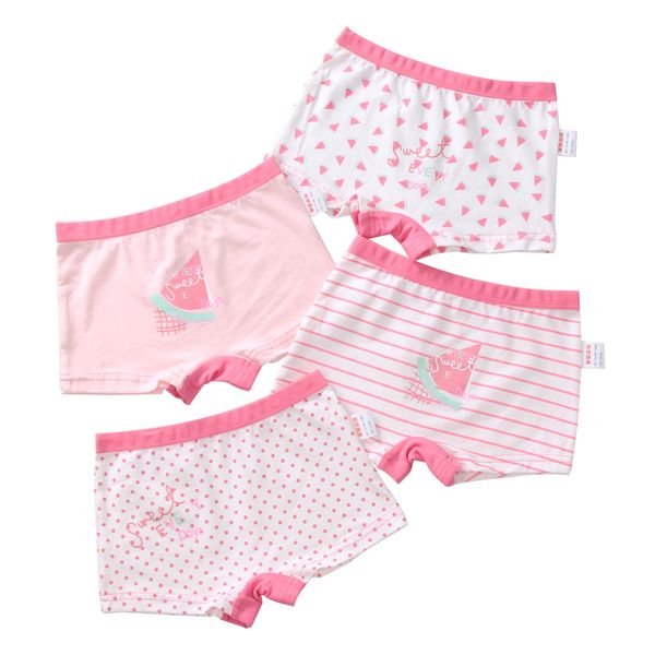 

3-12 yrs children girls cotton underwear panty boxer baby kids lovely cute underpants 4pcs/lot, Camo