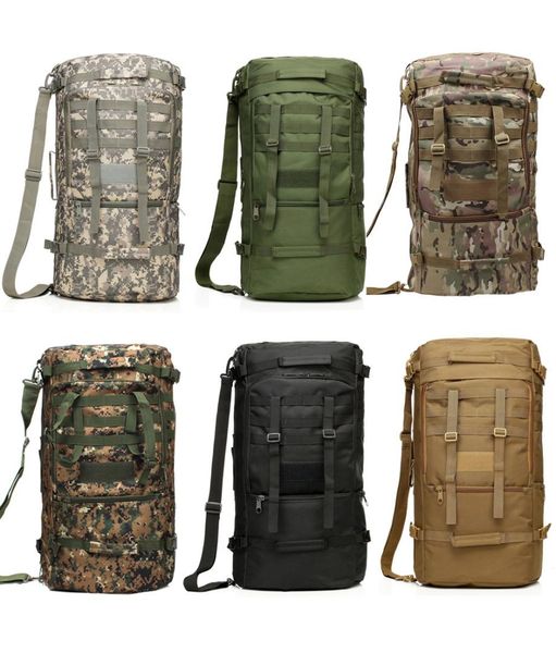 

50l new hiking backpack camping bag army tactical rucksack camotrekking travel bag