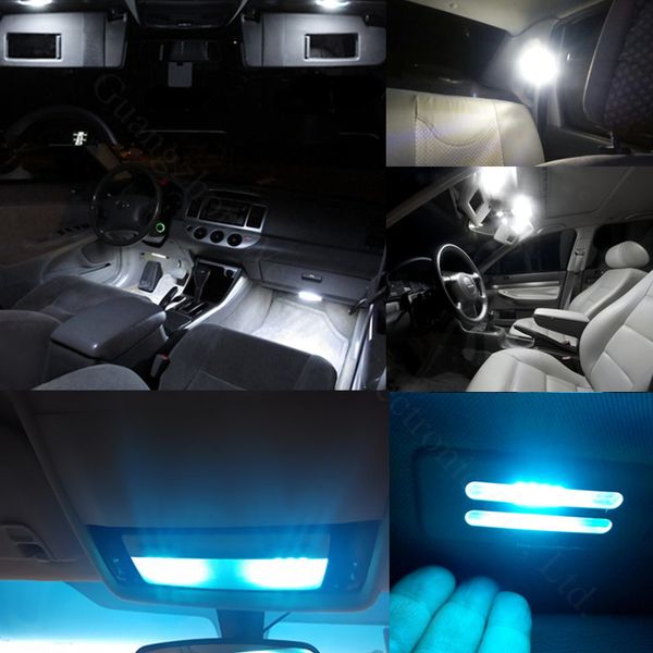 

wljh 8x 2835 smd lamp bulb car led interior light package kit for camry 2007 2008 2009 2010 2011