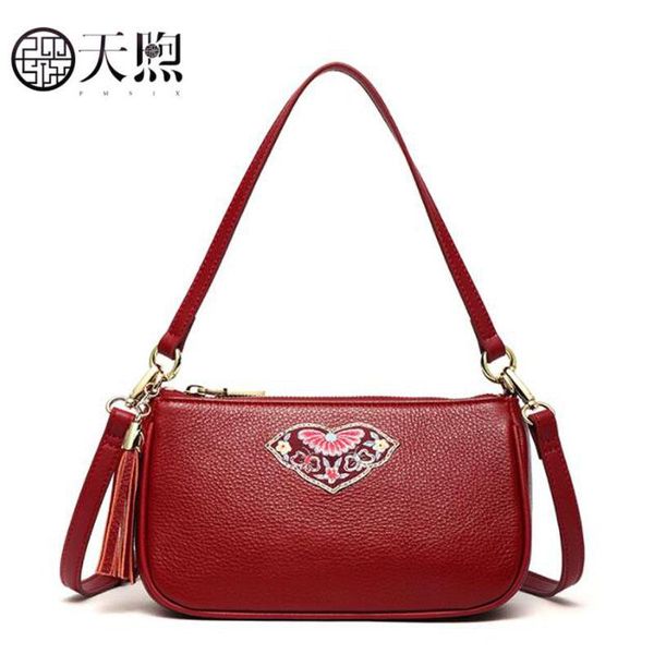 

designer-new fashion women genuine leather bag luxury cowhide women bags designer embroidery leather handbags bags