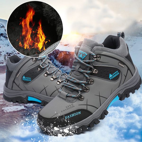 

sneakers men 2019 fashion winter shoes men running shoes plus size comfortable plush warm sports outdoor walking