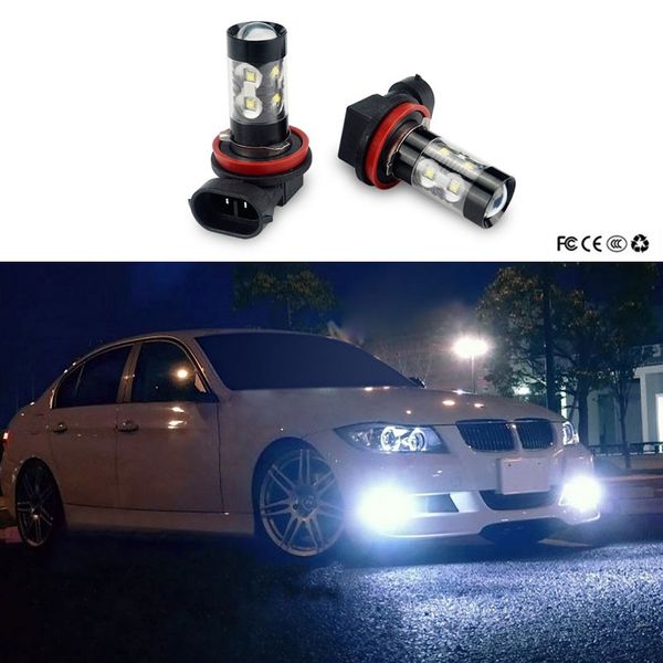 

eurled 2x h11 h8 h9 led fog light bulb for e46 e39 e90 e60 e36 f30 f10 e30 e34 x5 e53 m f20 x3 e87 e70 e92 x1 m3 x6 e38 m3