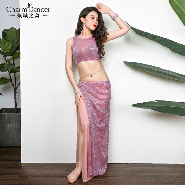 

zm257 belly dancing costume, Black;red