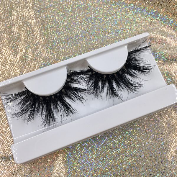 

wholesale eyelash vendor long 27 mm 5d mink eye lashes with marble lash box fdshine
