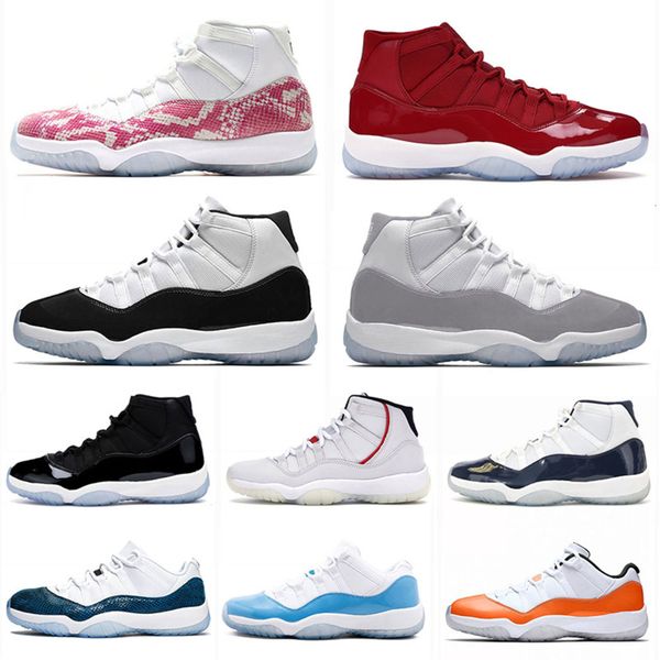 

snakeskin pink 11 concord vast grey 11s basketball shoes space jam legend blue purple mens trainers rose gold orange trance womens sneakers