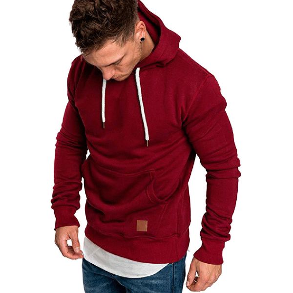 

mens hoodies and sweatshirts hip hop clothing cotton pullover hoodies men 2019 brand male long sleeve solid men's hoody 1142, Black