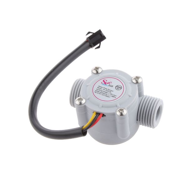 

1/2'' threads water flow sensor flowmeter hall water control 1-30l/min 1.2mpa