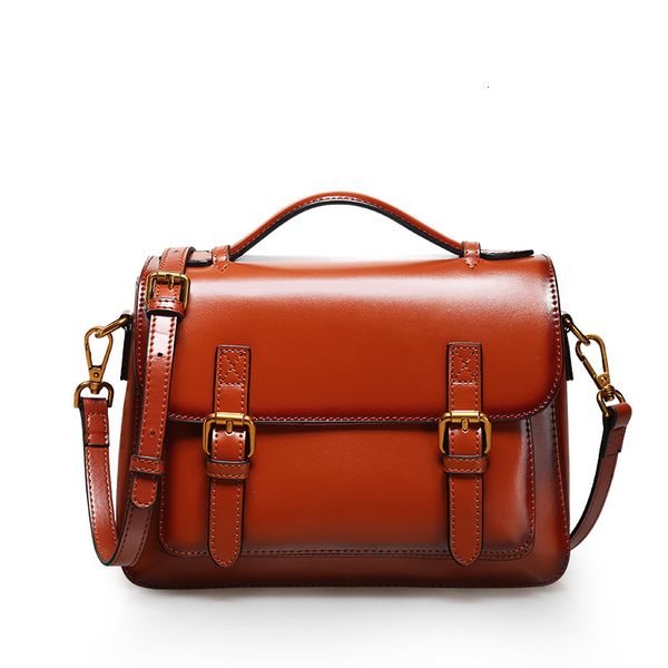 

genuine leather women messenger bags handbags flap female small shoulder bag vintage crossbody bag 2019 71204-d