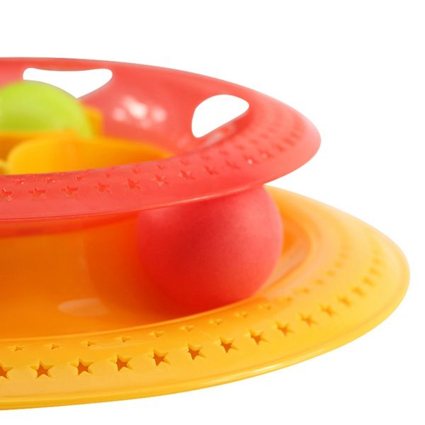 

new style small pet dogs toys cat toys ball with cute turntable mouse toys new