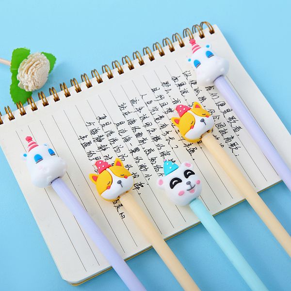 

рождество гелевая ручка единорог caneta kawaii ручка канцелярские papelaria милые ручки для школы canetas boligrafo lapices тинта гель