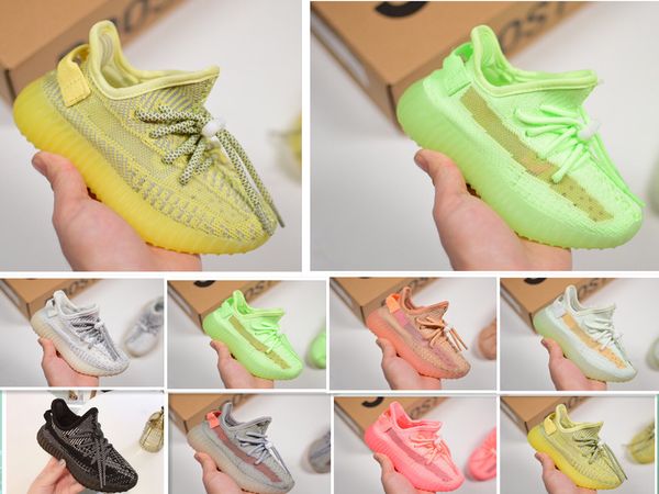

детская обувь детские малыш run обувь kanye west 2.0 кроссовки v2 childrenboys девушки beluga 2.0 тапки 26-35, Black