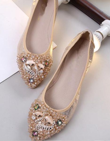 

2019 women's shoes in spring and autumn with new style flat bottom pointed end @1045, Black