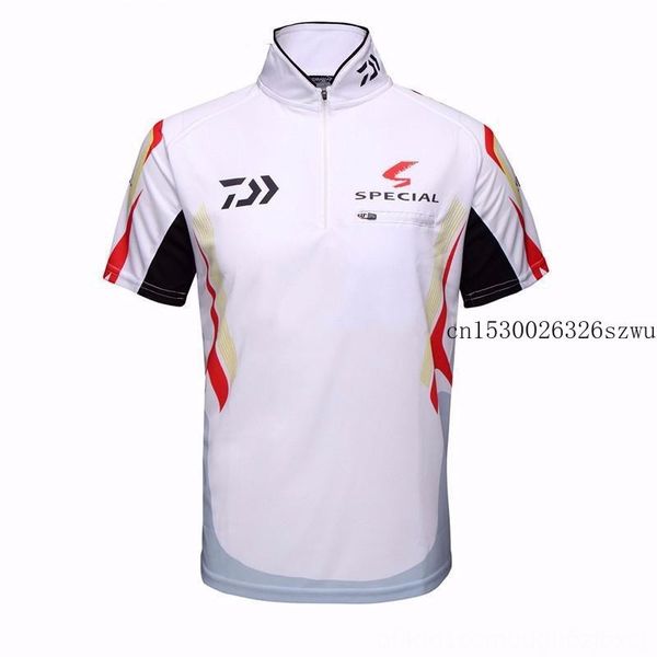 

2020men quick dry breathable summer fishing shirt outdoor wear athletic & outdoor apparel short sleeves hiking cycling camisa sportwear suns, Blue;black