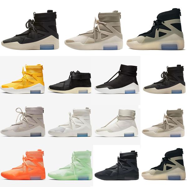 

2021 superior quality king men women shoes fear of god casual shoes for sneakers trainers fog frosted spruce x sa raid boots light, Black