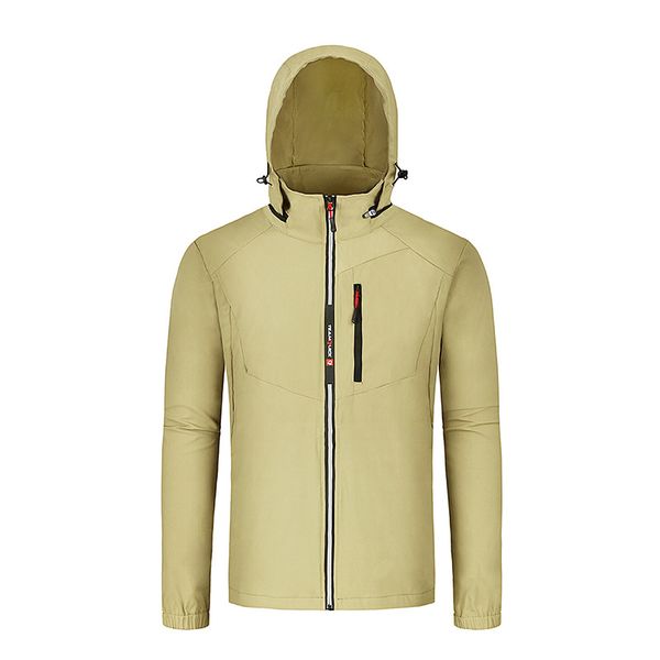 

outdoor sports windbreaker lightweight breathable quick-dry waterproof elastic single-layer assault jacket mountaineering jacket, Blue;black