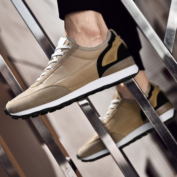 

winter shoes men outdoor sports shoes men fashion comfortable non-slip lightweight men's casual, Black